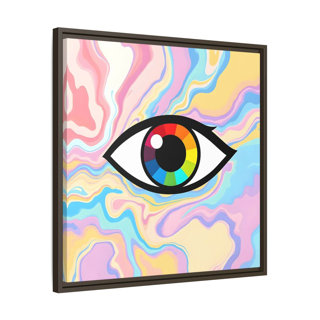 PsEyeFlow #30 - Spectrum Vision (Matte Canvas, Framed (Multi-color)) - Highdellic