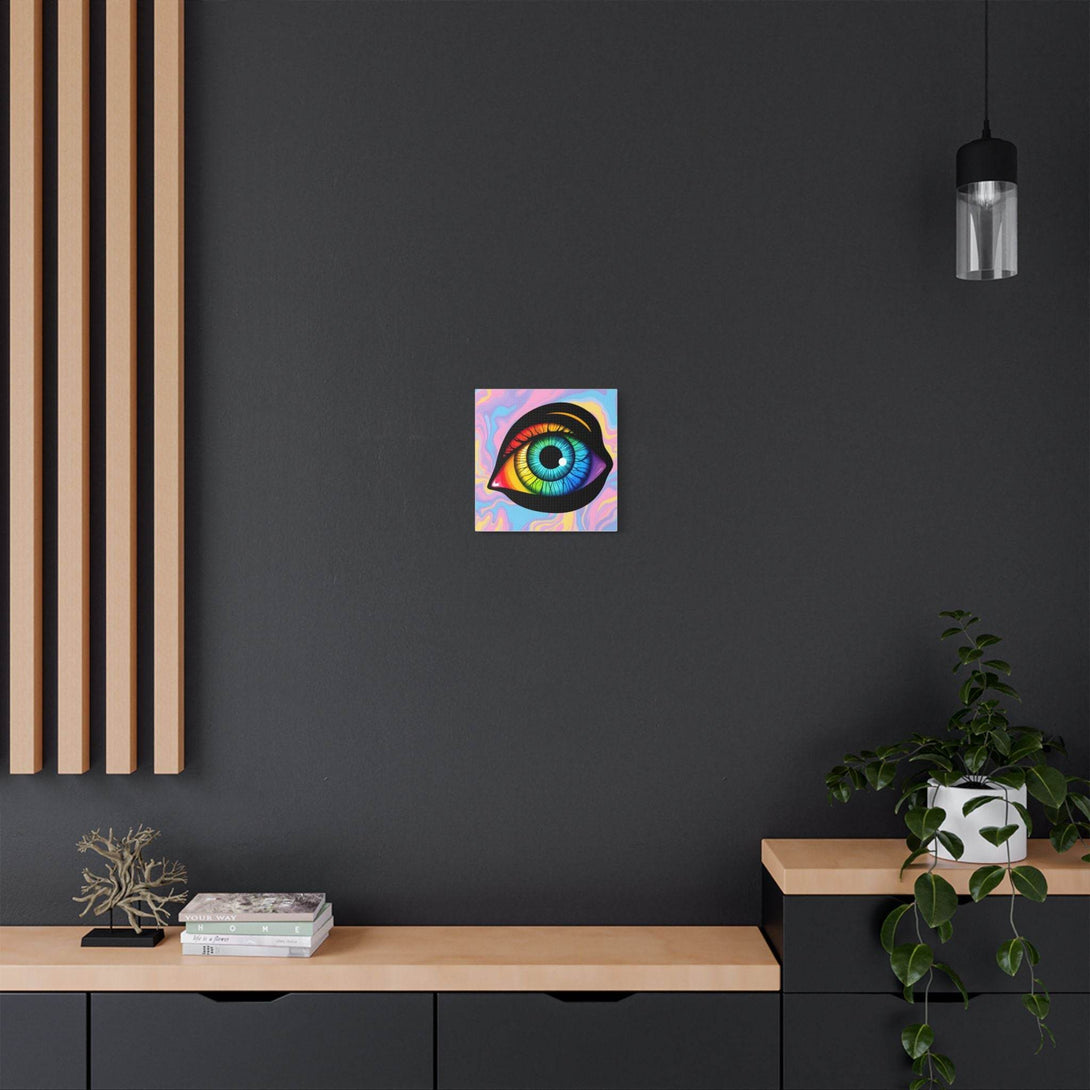 PsEyeFlow 4 - Chromatic Vision. (Satin Canvas, Stretched) - Highdellic