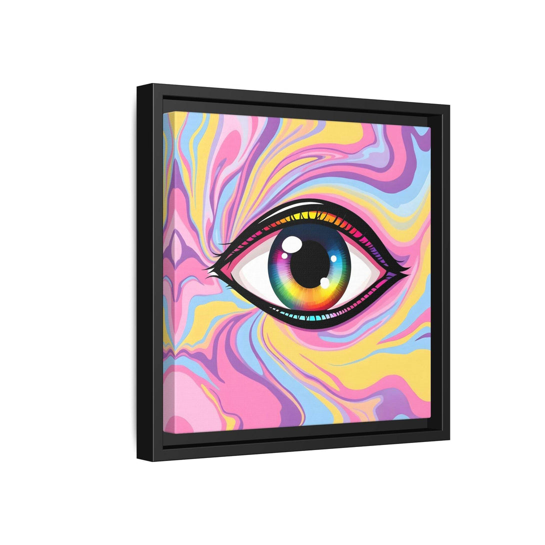 PsEyeFlow #29 - Spectrum Gaze.b (Matte Canvas, Framed (Multi-color)) - Highdellic