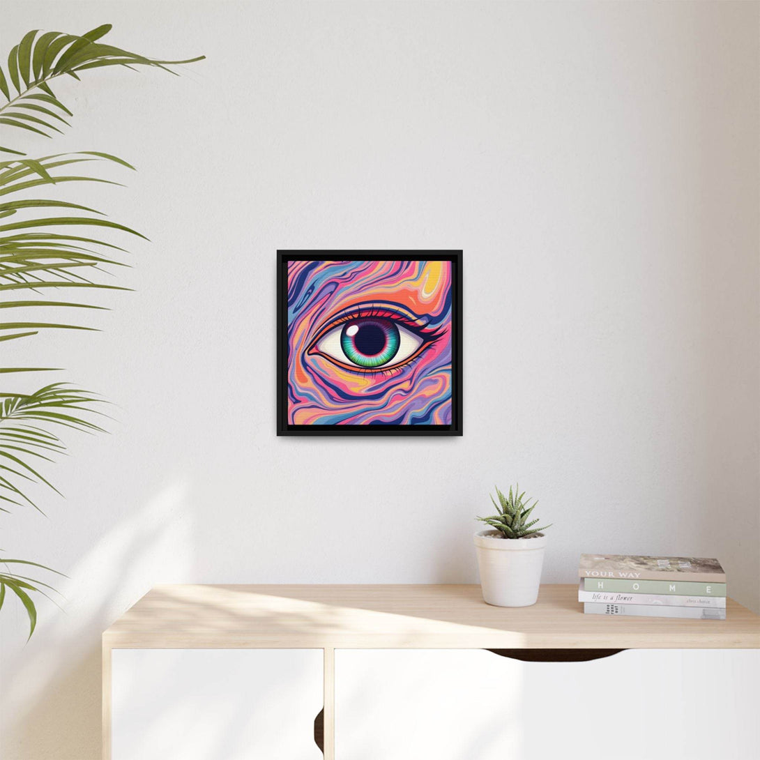 PsEyeFlow #26 - Vivid Echo - (Matte Canvas, Framed (Multi-color)) - Highdellic