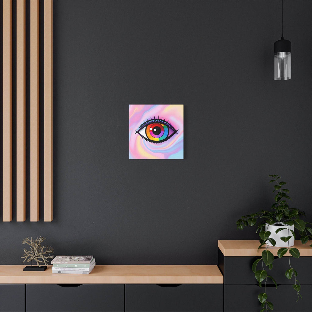 PsEyeFlow #11 - Spectrum Awakening. (Satin Canvas, Stretched) - Highdellic