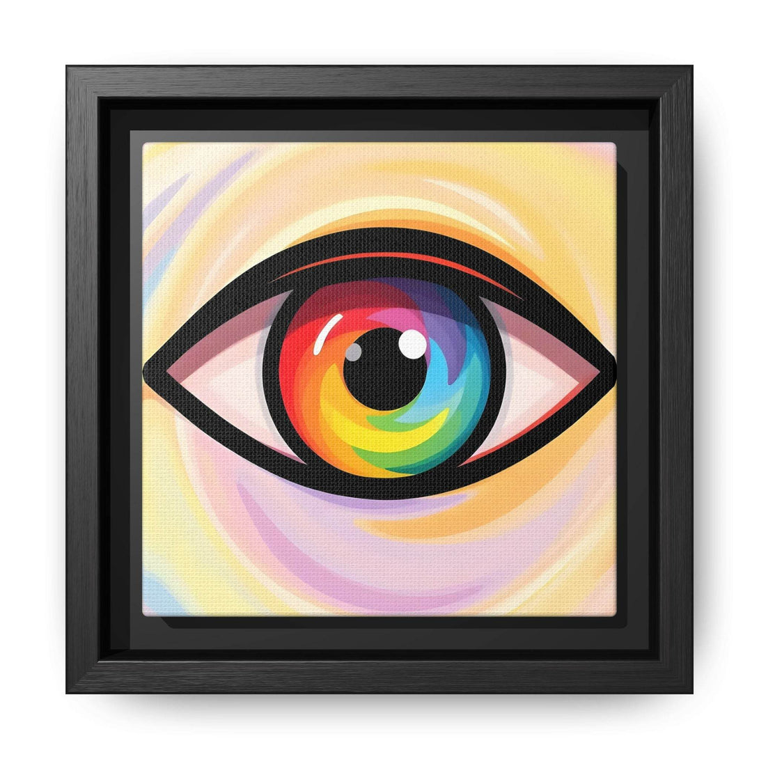 PsEyeFlow #18 - Ethereal Visionb. ( Colorful Framed Matte Canvas Decor ) - Highdellic