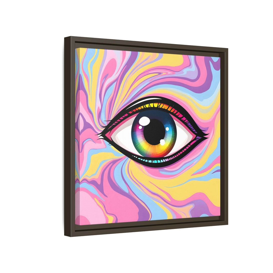 PsEyeFlow #29 - Spectrum Gaze.b (Matte Canvas, Framed (Multi-color)) - Highdellic