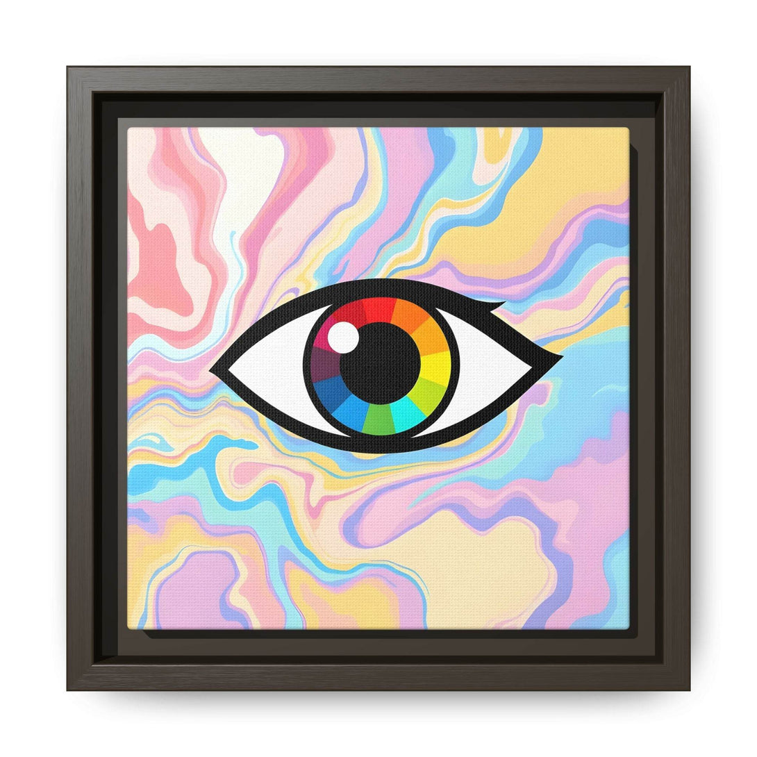 PsEyeFlow #30 - Spectrum Vision (Matte Canvas, Framed (Multi-color)) - Highdellic