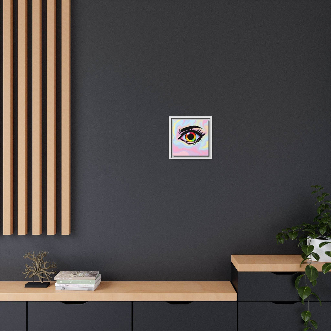 PsEyeFlow #35 - Spectrum Sentinel on Framed Matte Canvas (multi colour) - Highdellic