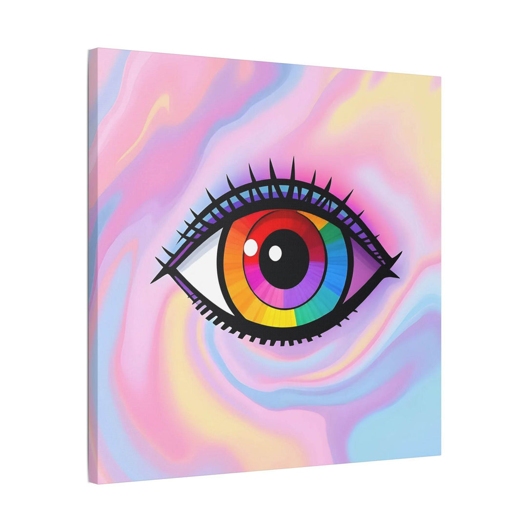 PsEyeFlow #11 - Spectrum Awakening. (Satin Canvas, Stretched) - Highdellic