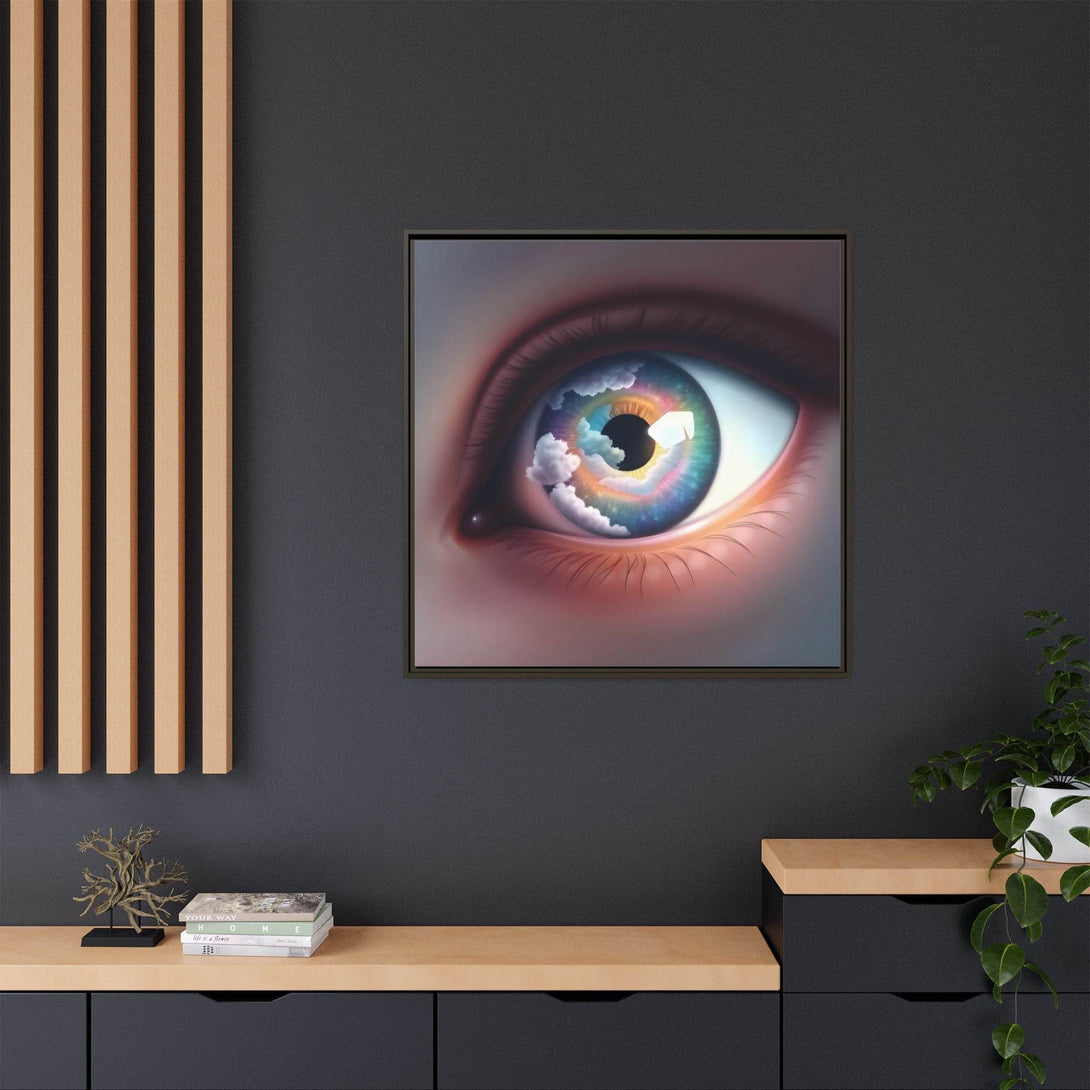 PsEyeDream #2 - Celestial Vision on Framed Matte Canvas - Highdellic