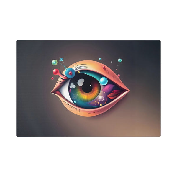 PsEyeDream #1 – The Blooming Gaze (Classic Stretched Canvas - Landscape)