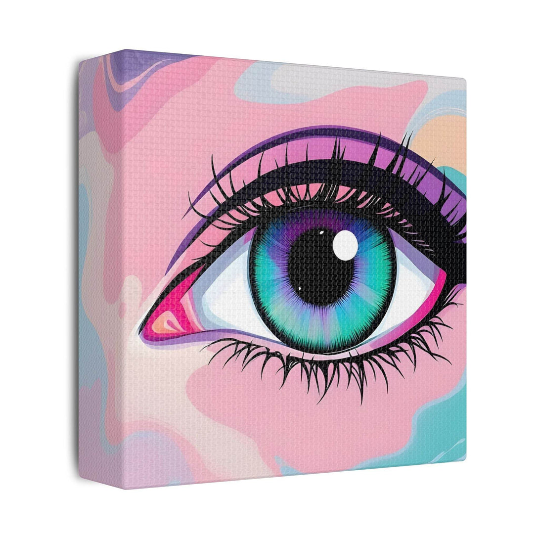 PsEyeFlow #2 – Lucid Gaze. (Satin Canvas, Stretched) - Highdellic