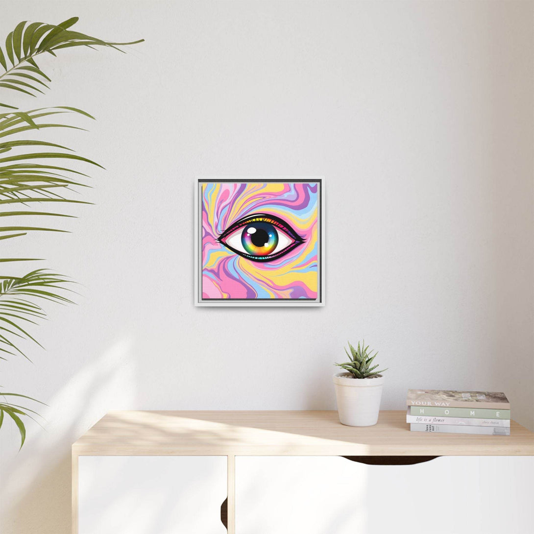 PsEyeFlow #29 - Spectrum Gaze.b (Matte Canvas, Framed (Multi-color)) - Highdellic