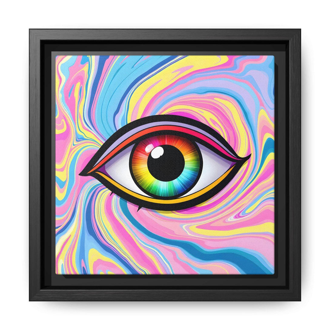 PsEyeFlow #31 - The Kaleidosoul on Framed Matte Canvas - Highdellic