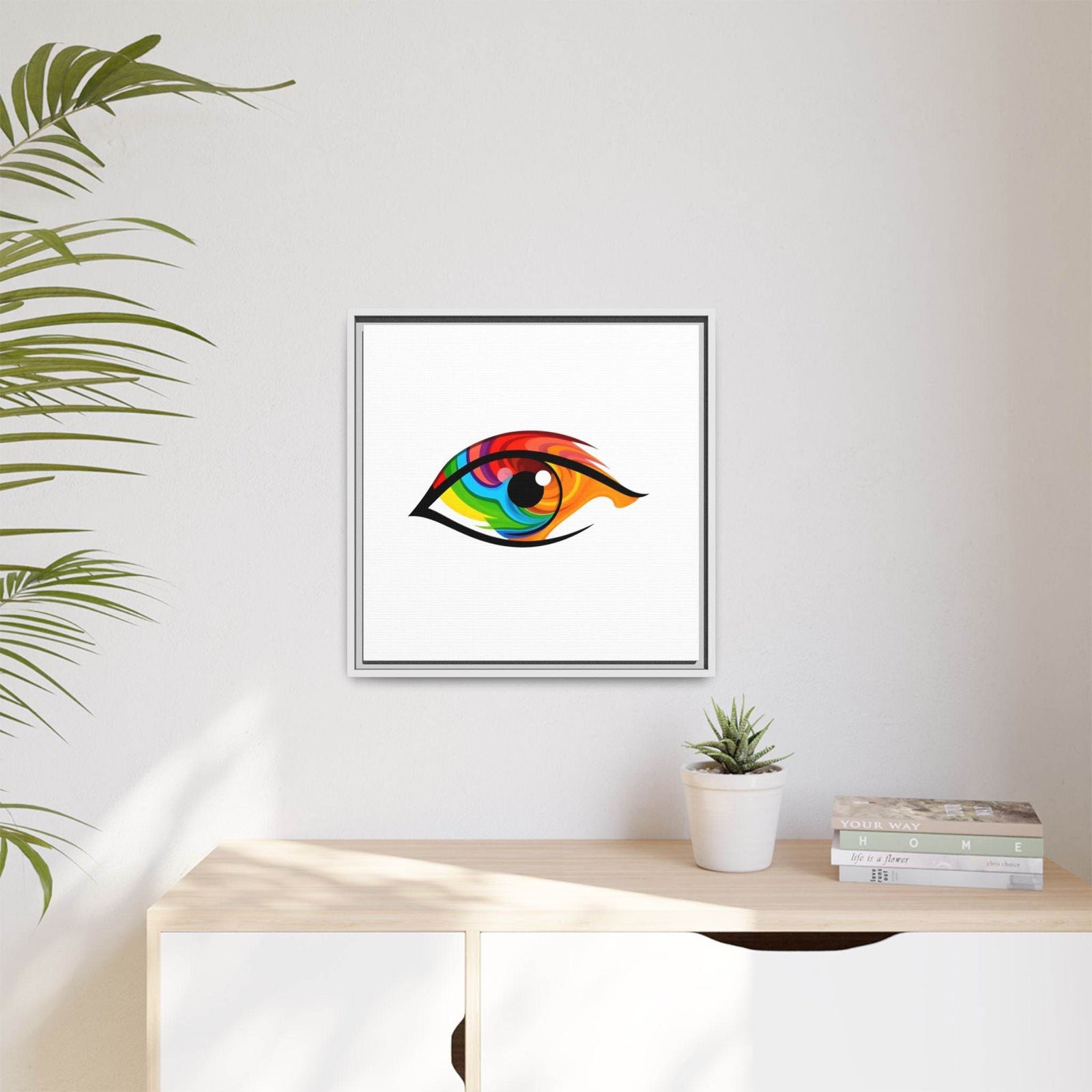 PsEyeGo 2 – Prism Gaze Vision on Framed Matte Canvas (Multi-color) - Highdellic