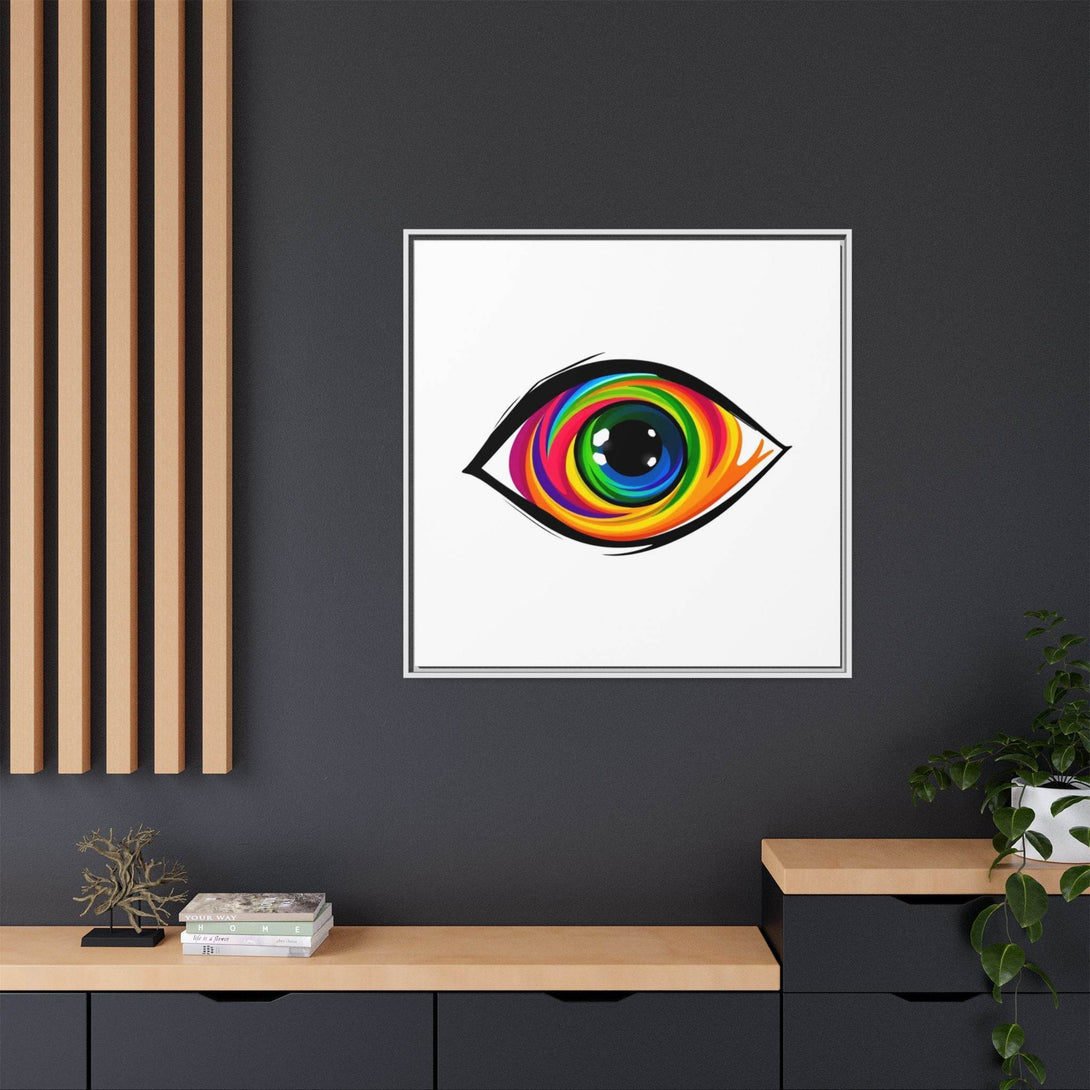 PsEyeGo 1 – Vortex Vision on Framed Matte Canvas (Multi-color) - Highdellic