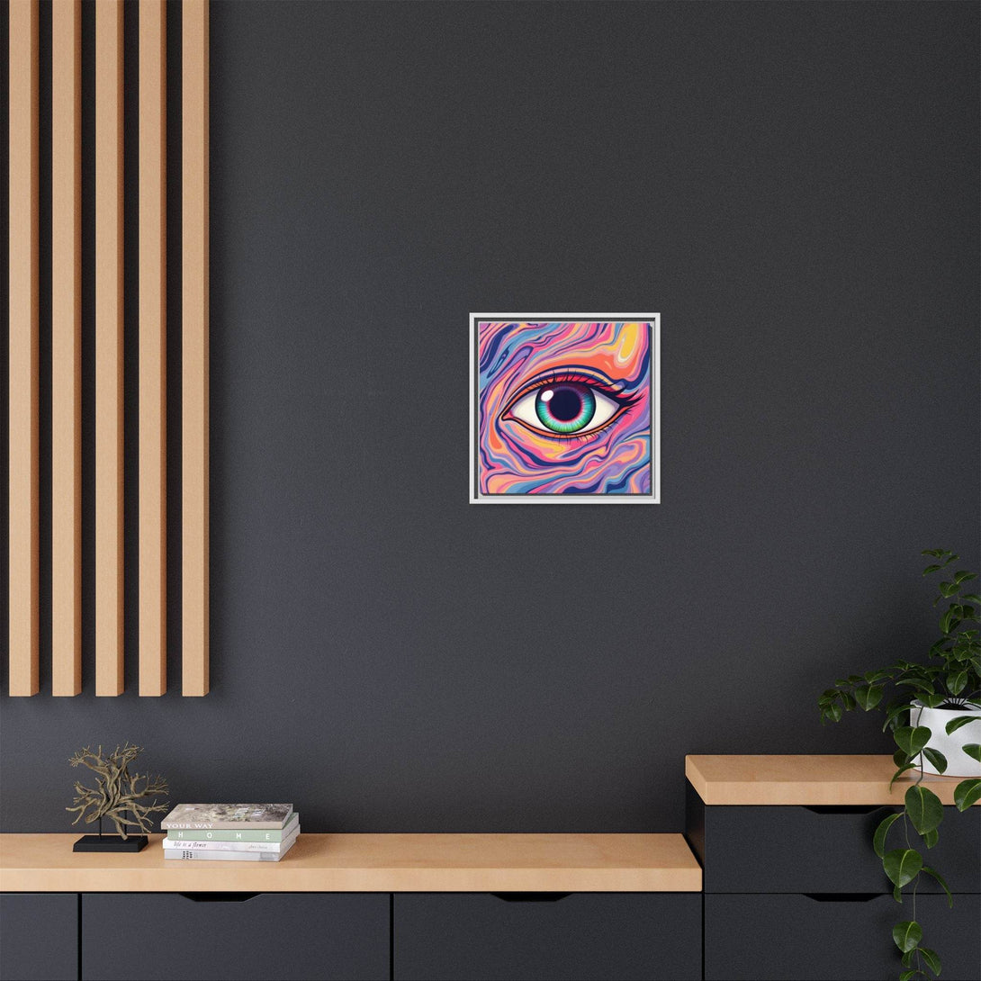 PsEyeFlow #26 - Vivid Echo - (Matte Canvas, Framed (Multi-color)) - Highdellic