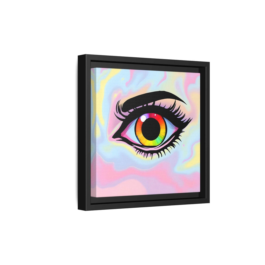 PsEyeFlow #35 - Spectrum Sentinel on Framed Matte Canvas (multi colour) - Highdellic