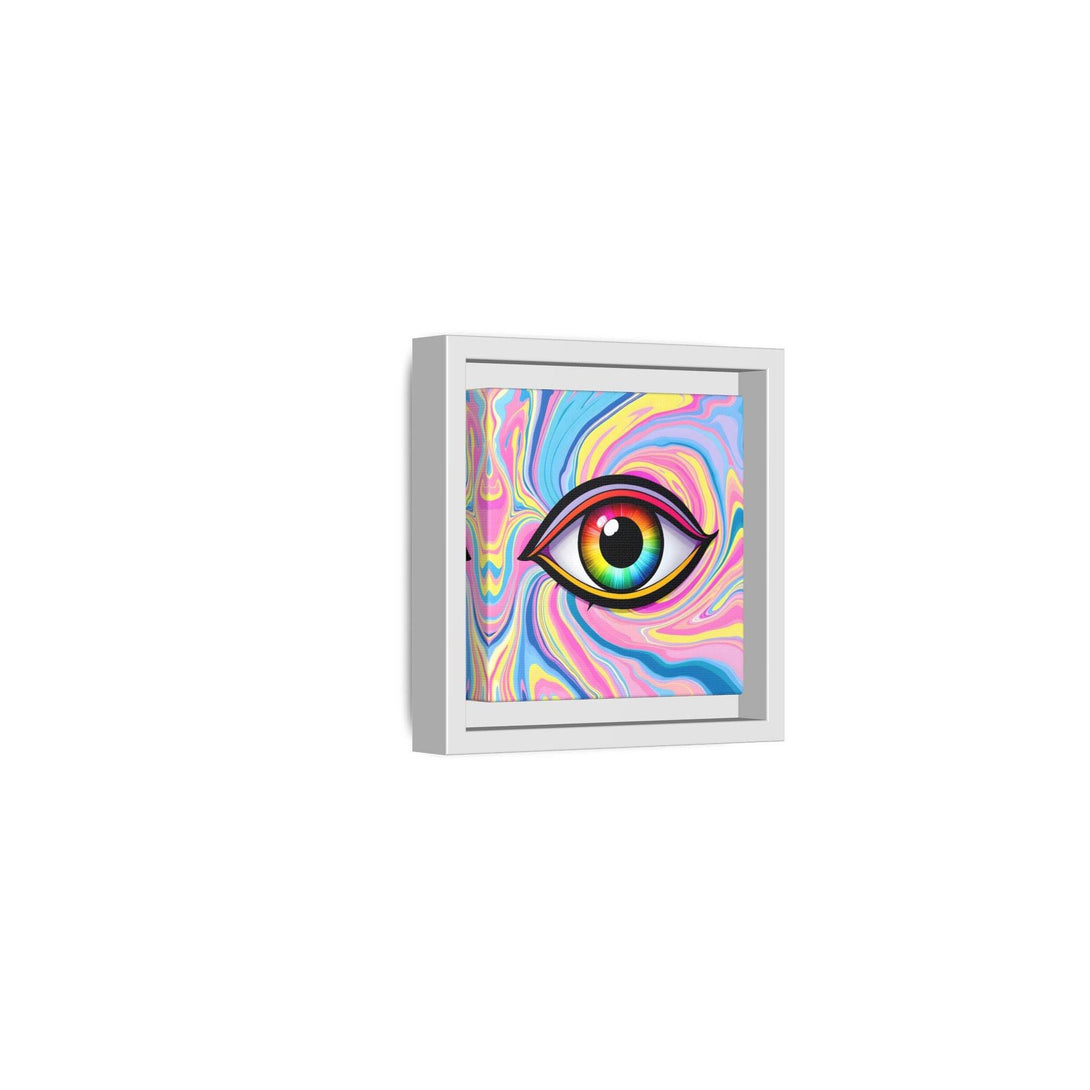 PsEyeFlow #31 - The Kaleidosoul on Framed Matte Canvas - Highdellic