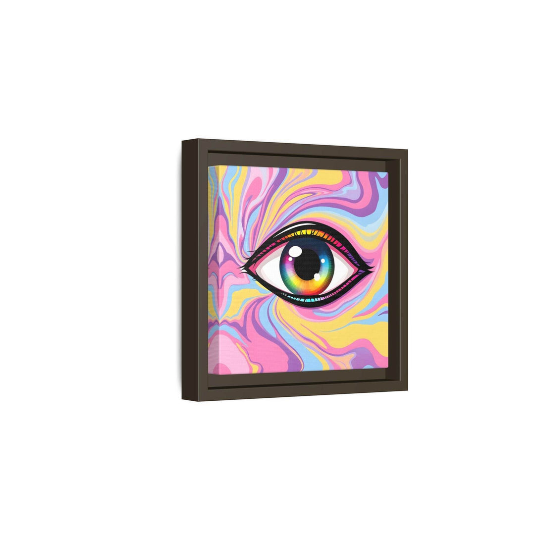 PsEyeFlow #29 - Spectrum Gaze.b (Matte Canvas, Framed (Multi-color)) - Highdellic