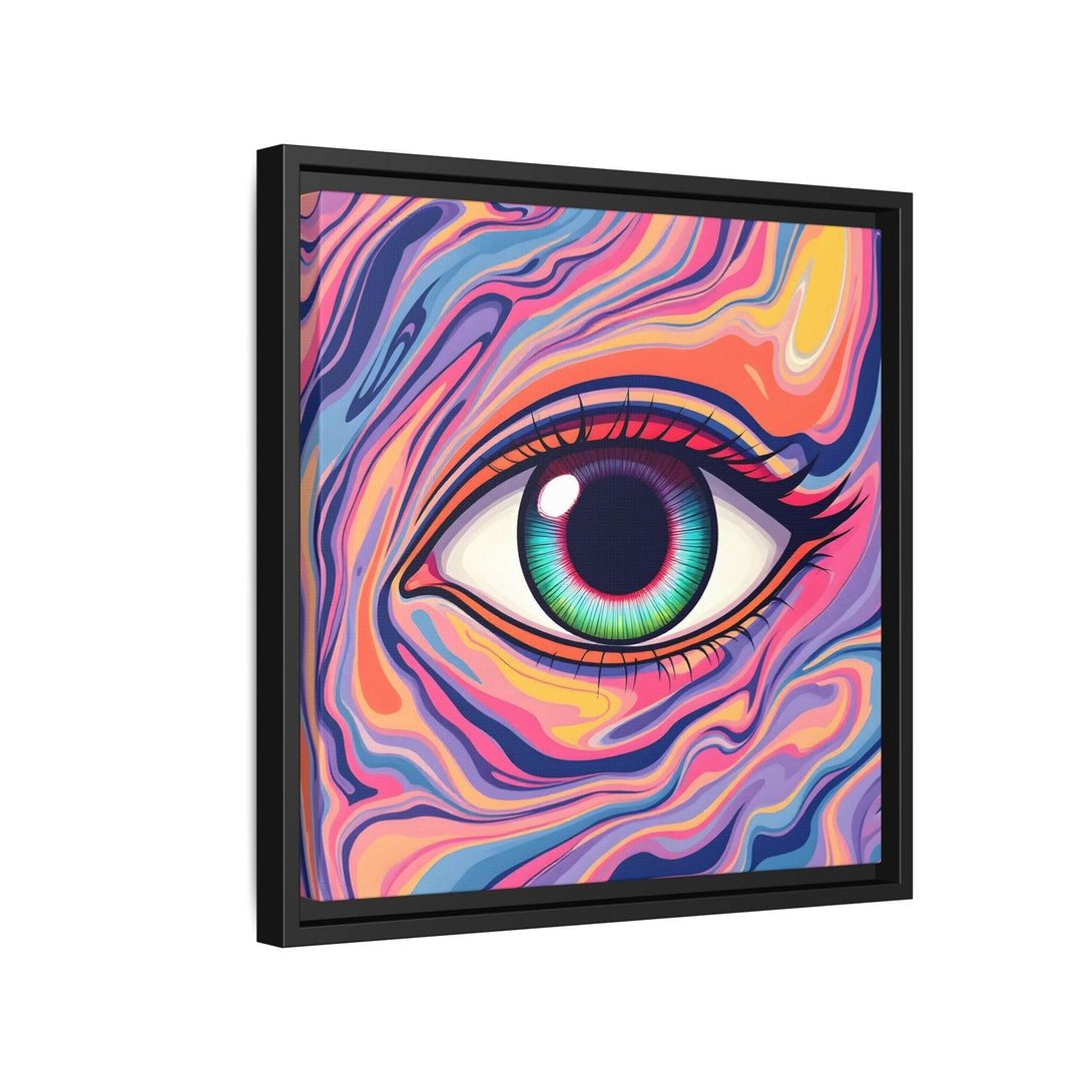 PsEyeFlow #26 - Vivid Echo - (Matte Canvas, Framed (Multi-color)) - Highdellic