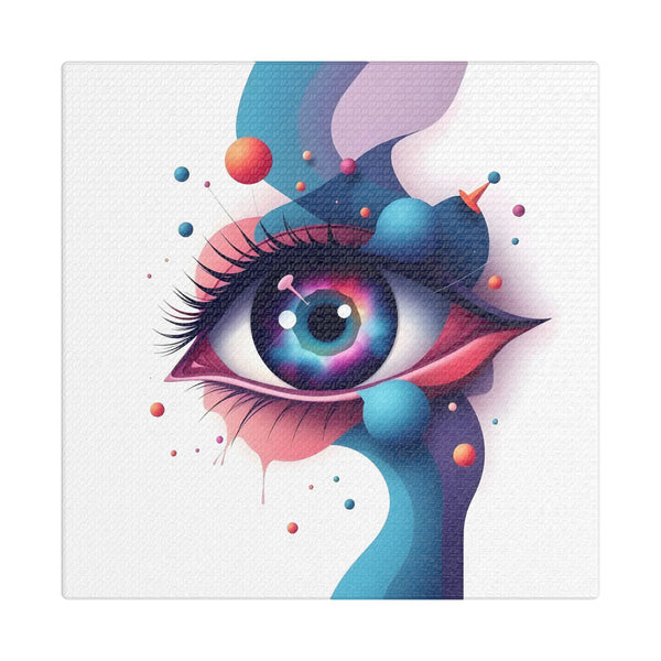 PsEyeDream #15 – Nebula Whispers (Stretched Satin Canvas)