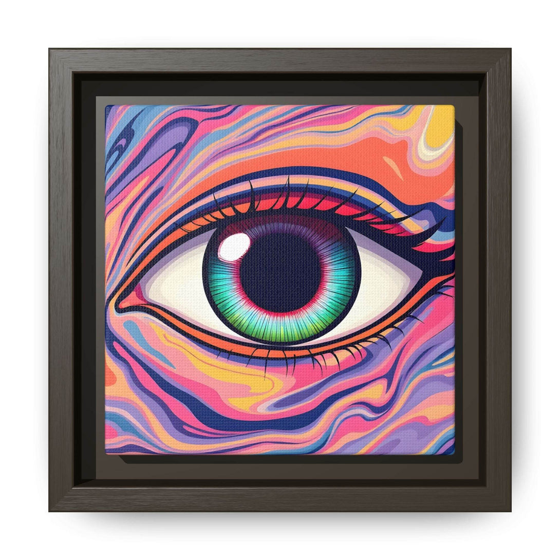 PsEyeFlow #26 - Vivid Echo - (Matte Canvas, Framed (Multi-color)) - Highdellic