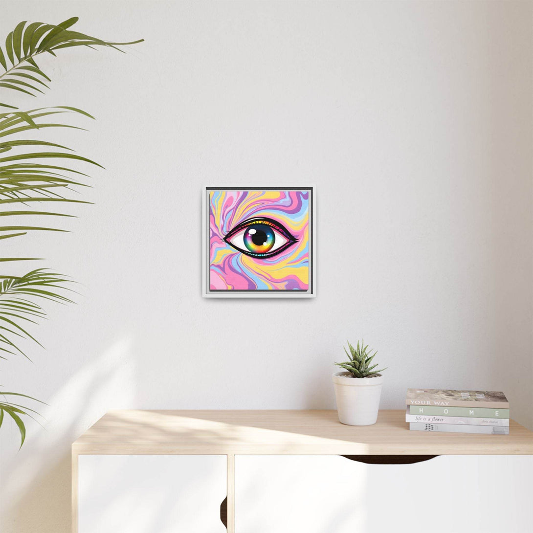 PsEyeFlow #29 - Spectrum Gaze.b (Matte Canvas, Framed (Multi-color)) - Highdellic