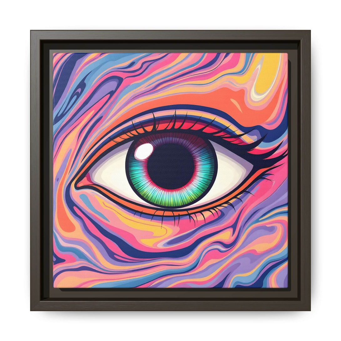 PsEyeFlow #26 - Vivid Echo - (Matte Canvas, Framed (Multi-color)) - Highdellic