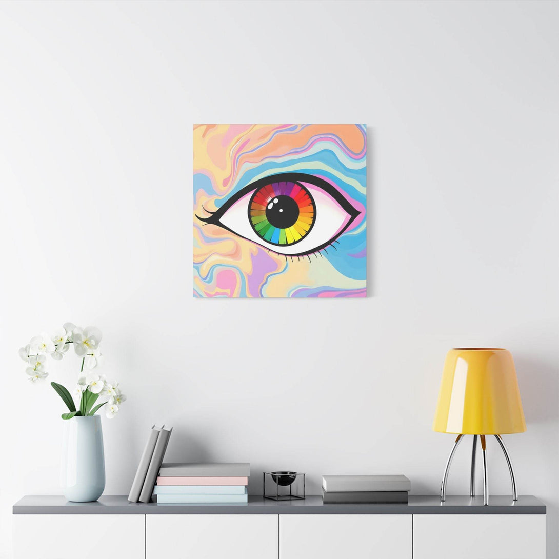 PsEyeFlow #1 – Prism Vision. (Satin Canvas, Stretched) - Highdellic