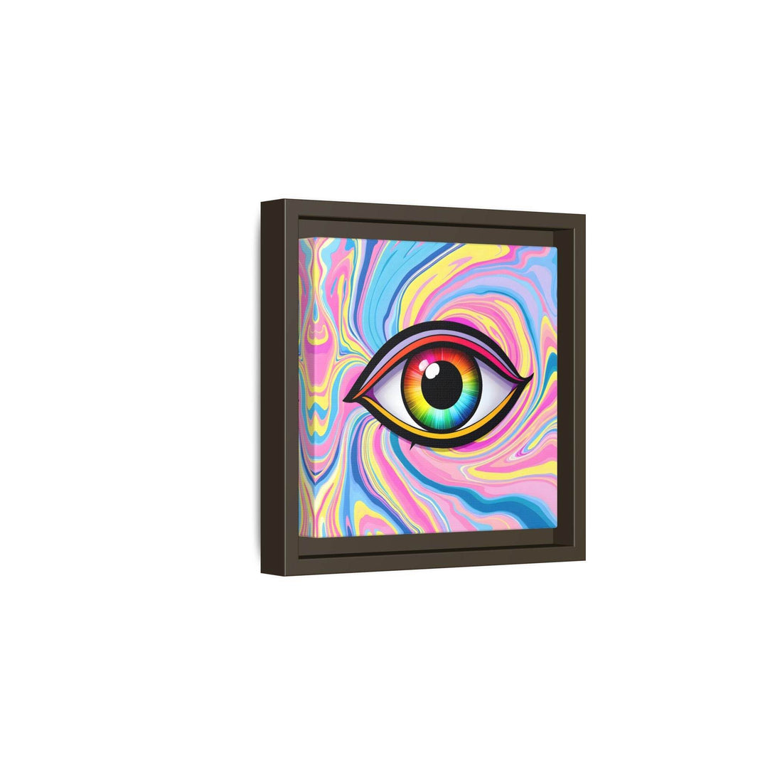 PsEyeFlow #31 - The Kaleidosoul on Framed Matte Canvas - Highdellic