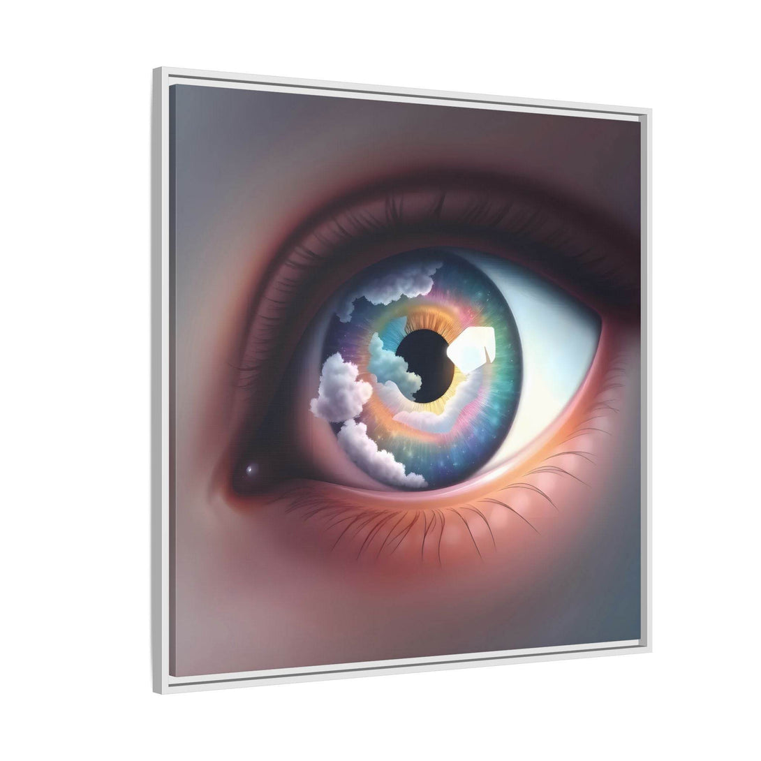 PsEyeDream #2 - Celestial Vision on Framed Matte Canvas - Highdellic