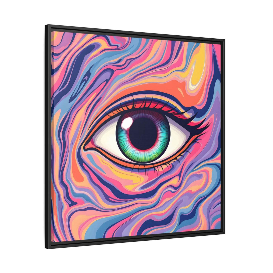 PsEyeFlow #26 - Vivid Echo - (Matte Canvas, Framed (Multi-color)) - Highdellic