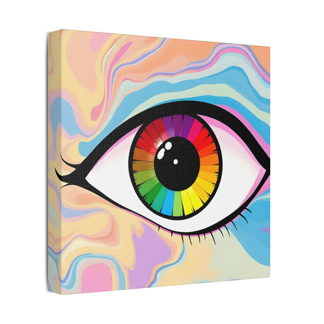 PsEyeFlow #1 – Prism Vision. (Satin Canvas, Stretched) - Highdellic