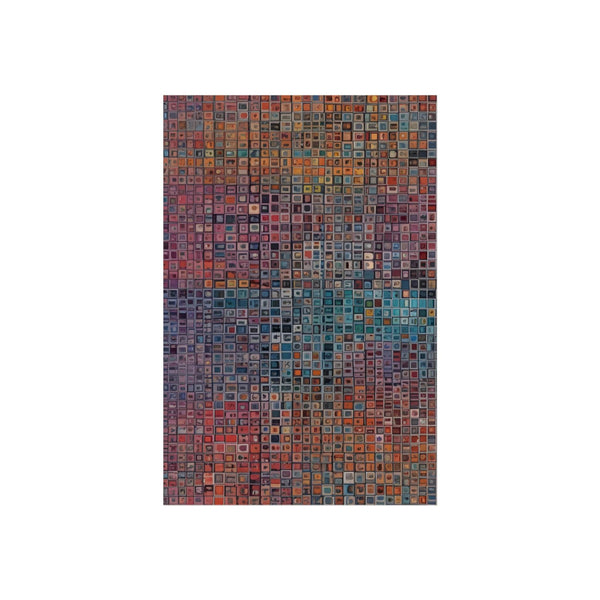 PsEyeCode #2d - Encrypted Echo on Vertical (2:3) Fine Art Poster - Highdellic