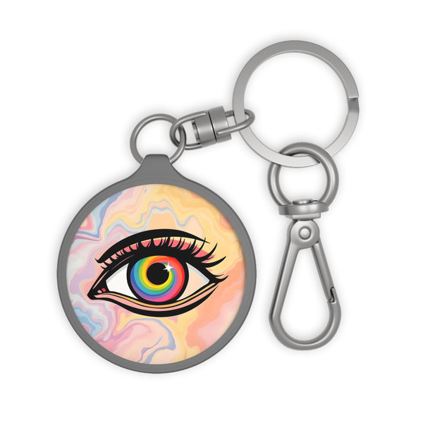 Highdellic Flow #14 - Radiant Spiral (Keyring Tag)