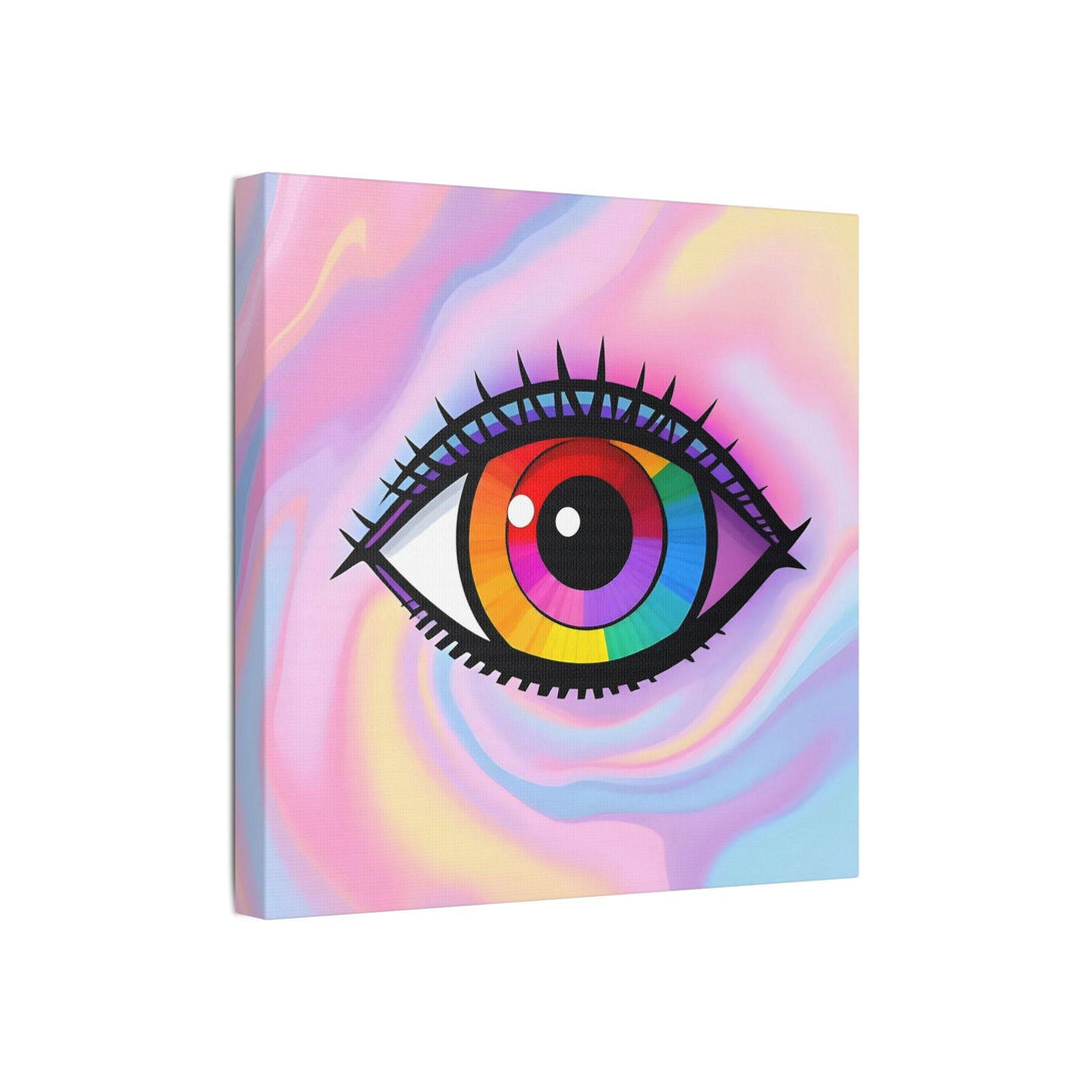 PsEyeFlow #11 - Spectrum Awakening. (Satin Canvas, Stretched) - Highdellic
