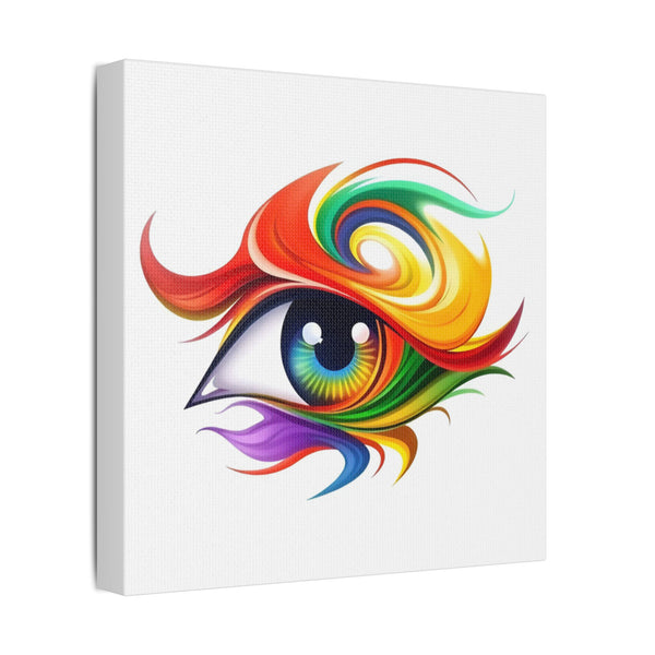 GO #7 – Burning Vision (Stretched Satin Canvas)