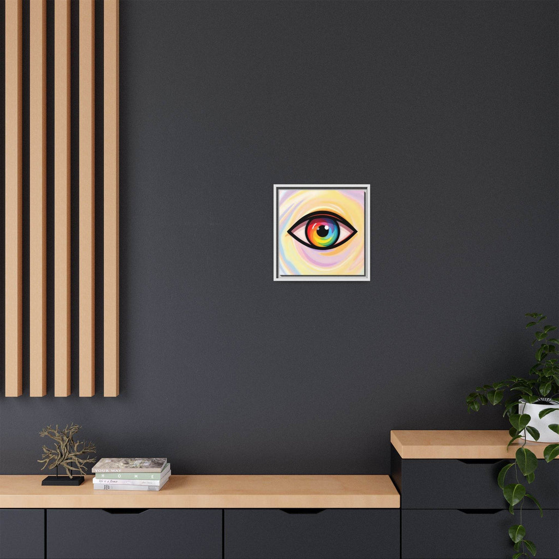PsEyeFlow #18 - Ethereal Visionb. ( Colorful Framed Matte Canvas Decor ) - Highdellic