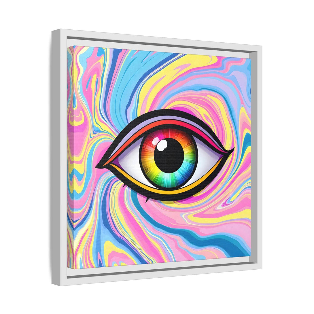 PsEyeFlow #31 - The Kaleidosoul on Framed Matte Canvas - Highdellic