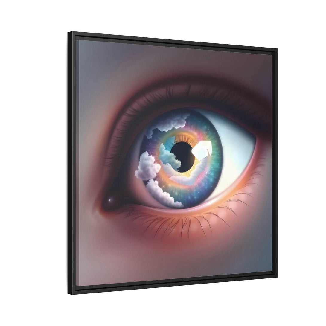PsEyeDream #2 - Celestial Vision on Framed Matte Canvas - Highdellic