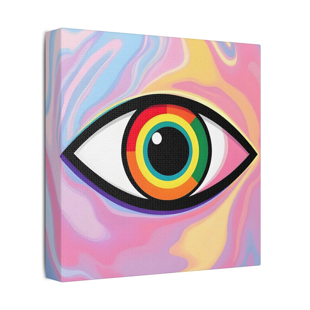 PsEyeFlow #6 - Vortex Vision. (Satin Canvas, Stretched) - Highdellic