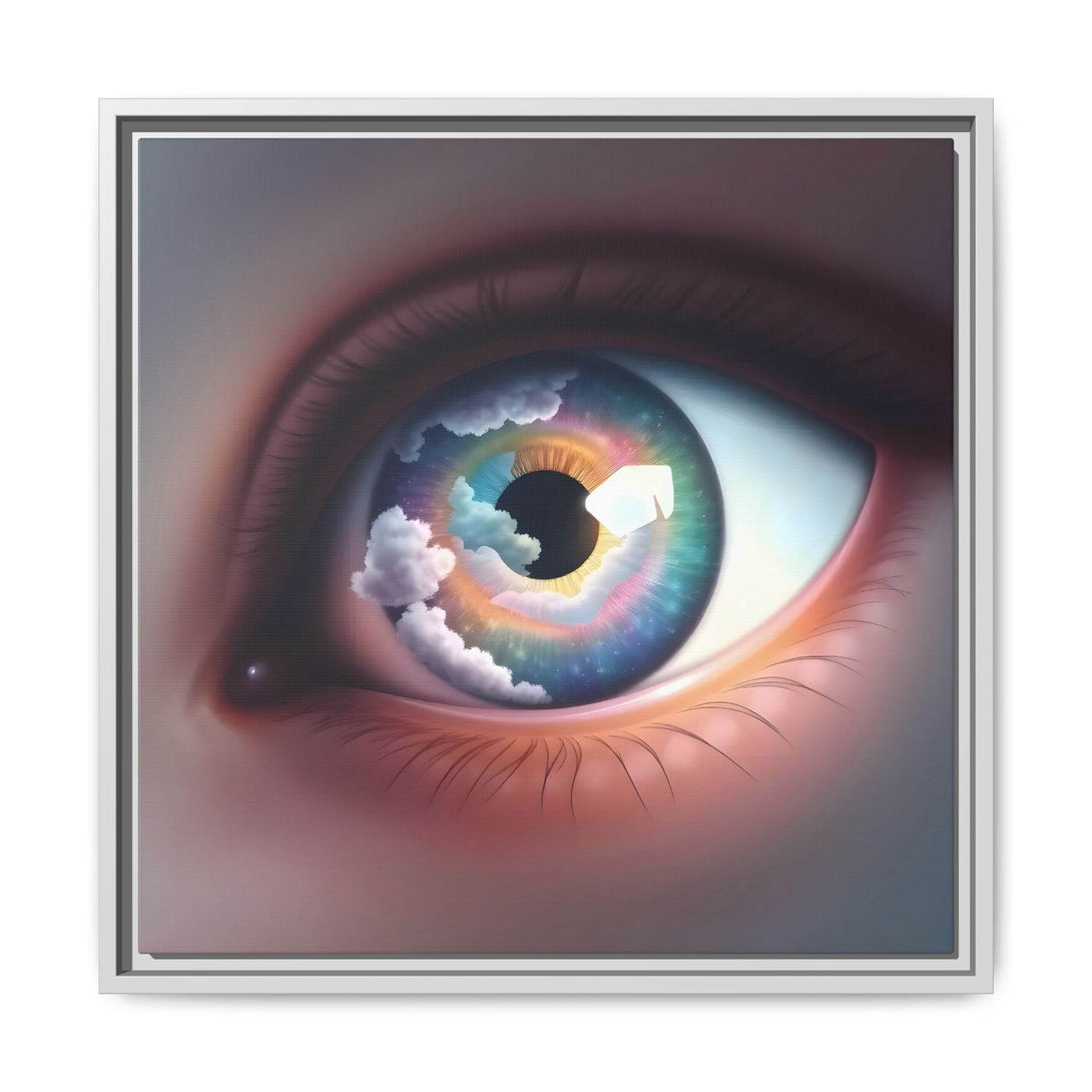 PsEyeDream #2 - Celestial Vision on Framed Matte Canvas - Highdellic