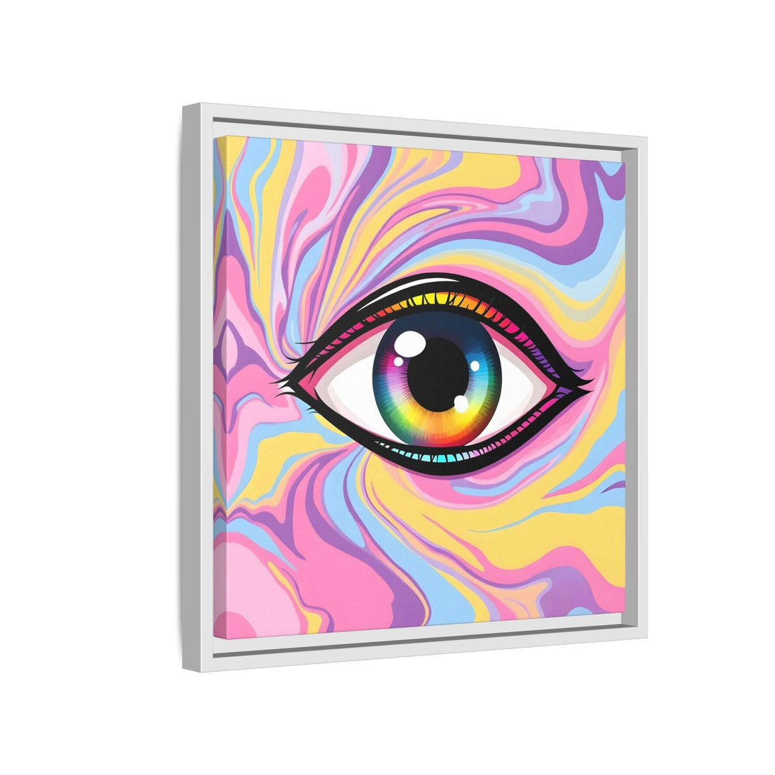 PsEyeFlow #29 - Spectrum Gaze.b (Matte Canvas, Framed (Multi-color)) - Highdellic