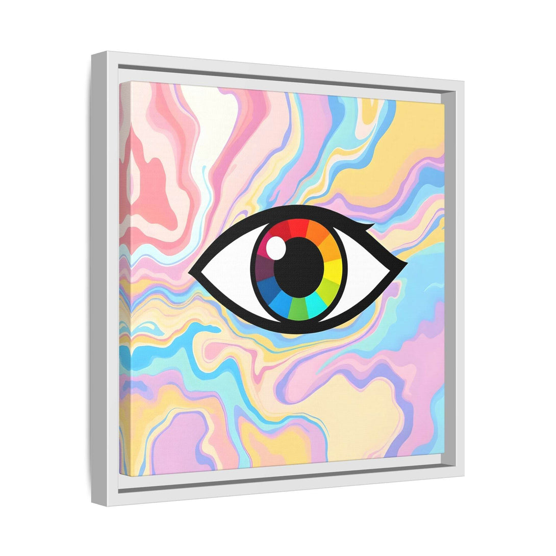 PsEyeFlow #30 - Spectrum Vision (Matte Canvas, Framed (Multi-color)) - Highdellic