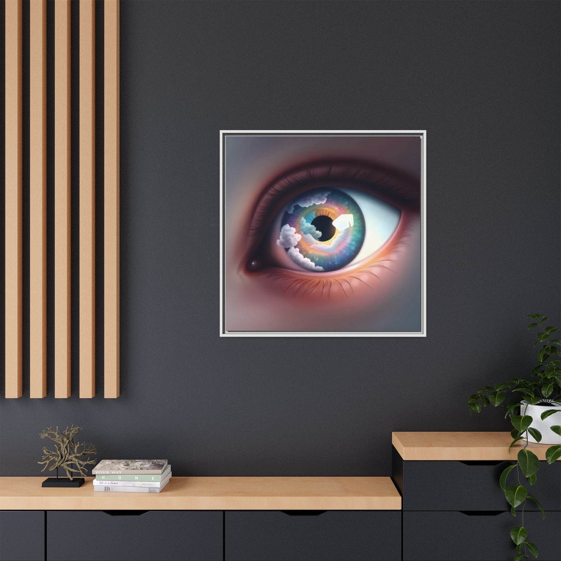 PsEyeDream #2 - Celestial Vision on Framed Matte Canvas - Highdellic