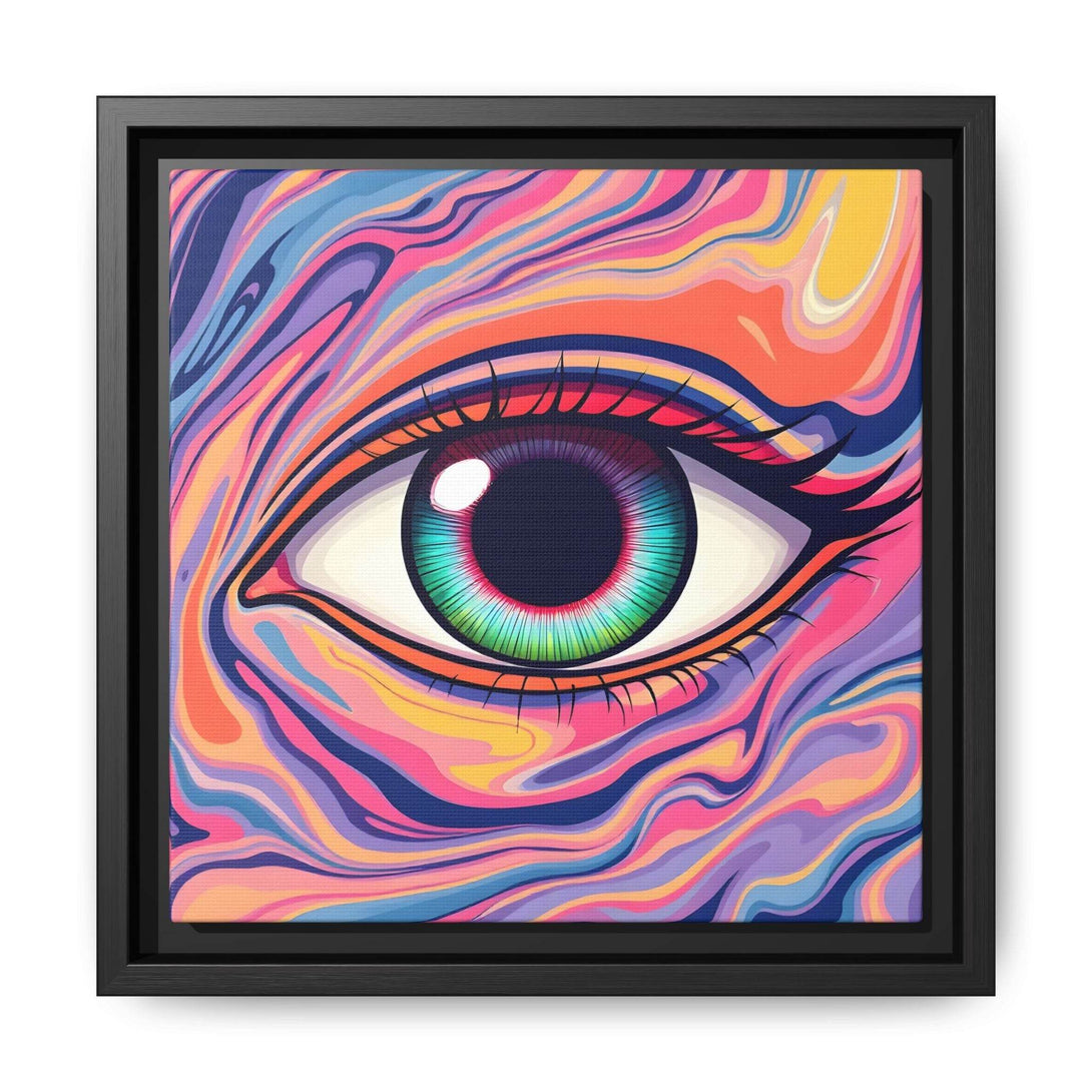 PsEyeFlow #26 - Vivid Echo - (Matte Canvas, Framed (Multi-color)) - Highdellic
