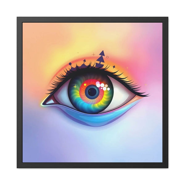 PsEyeDream #6 - Ephermeral Vision on Semi-Gloss Coated Framed Poster - Highdellic