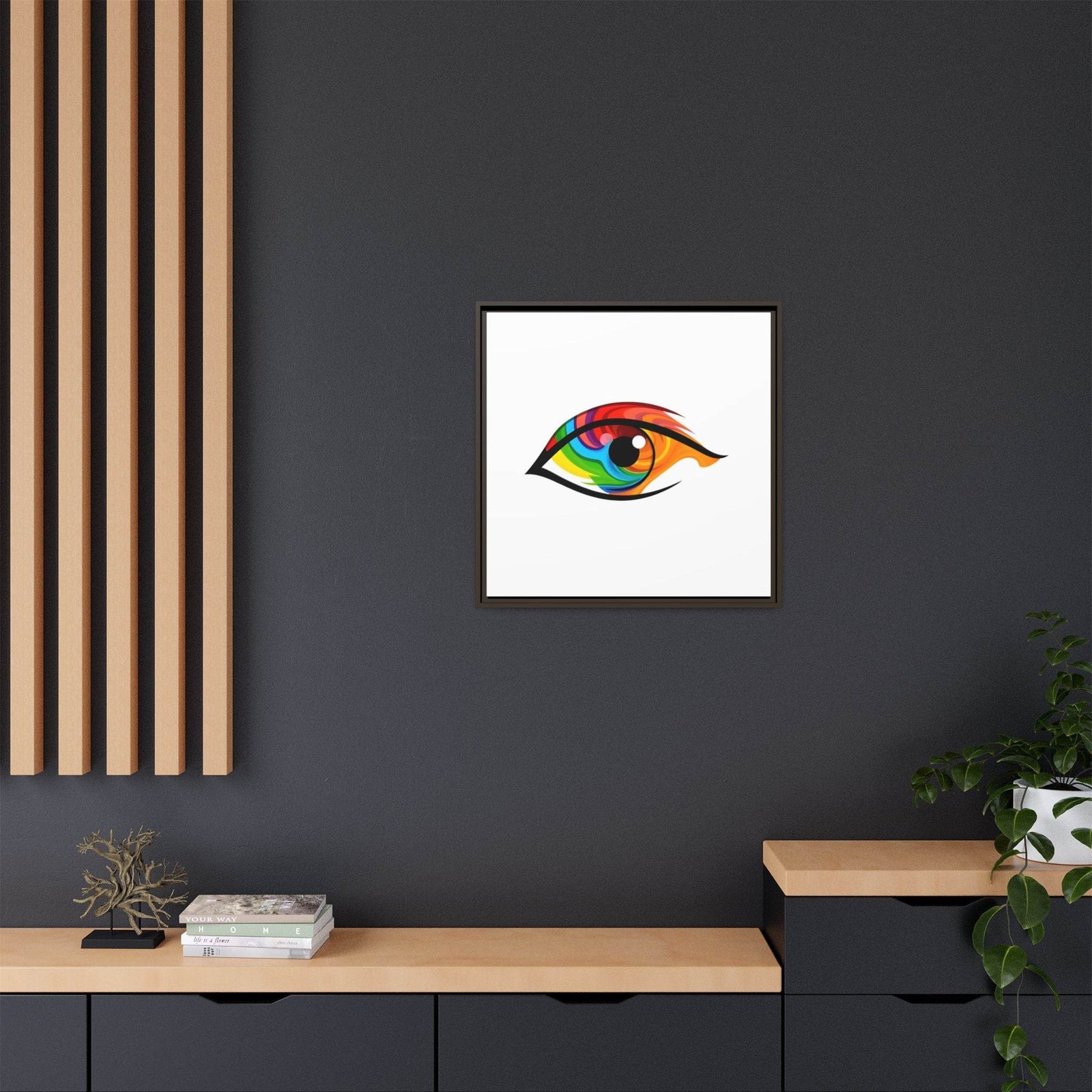 PsEyeGo 2 – Prism Gaze Vision on Framed Matte Canvas (Multi-color) - Highdellic