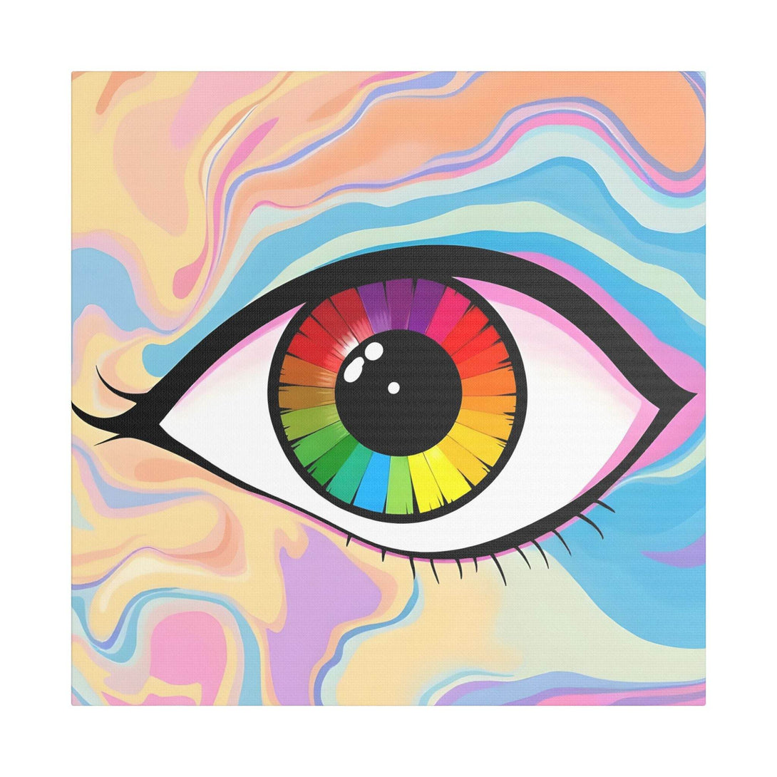PsEyeFlow #1 – Prism Vision. (Satin Canvas, Stretched) - Highdellic