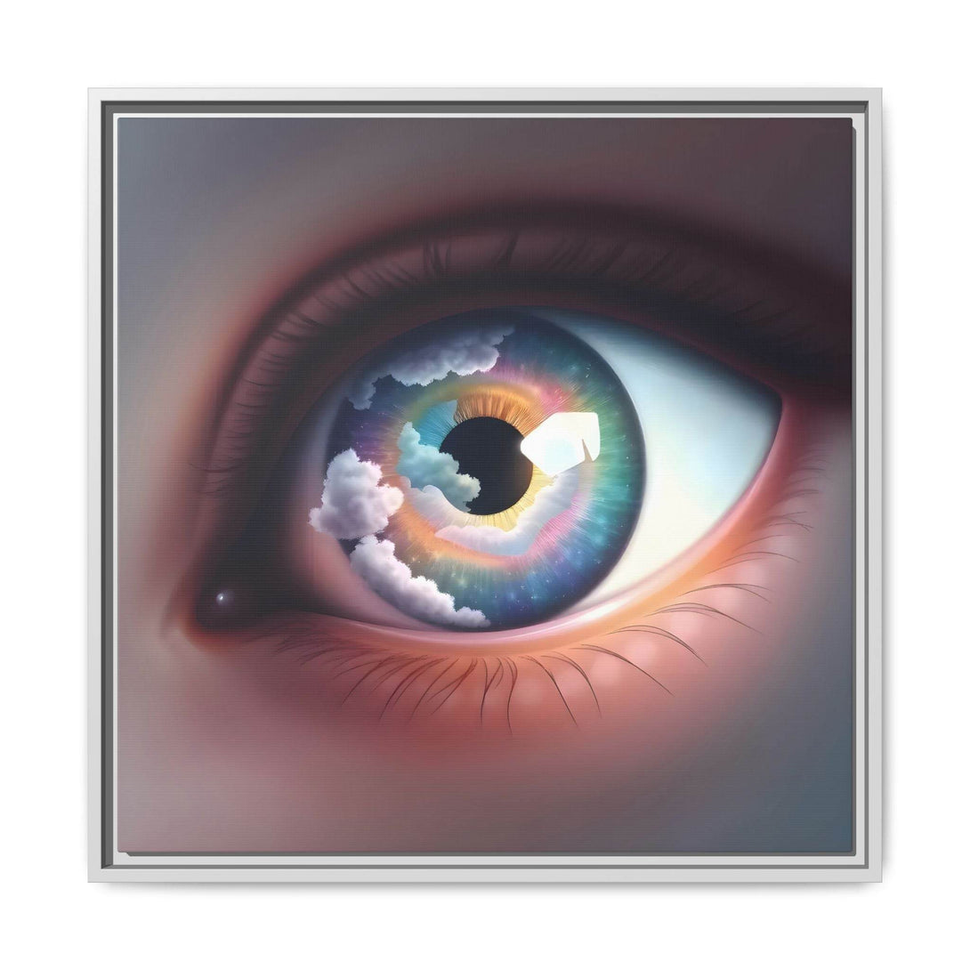 PsEyeDream #2 - Celestial Vision on Framed Matte Canvas - Highdellic