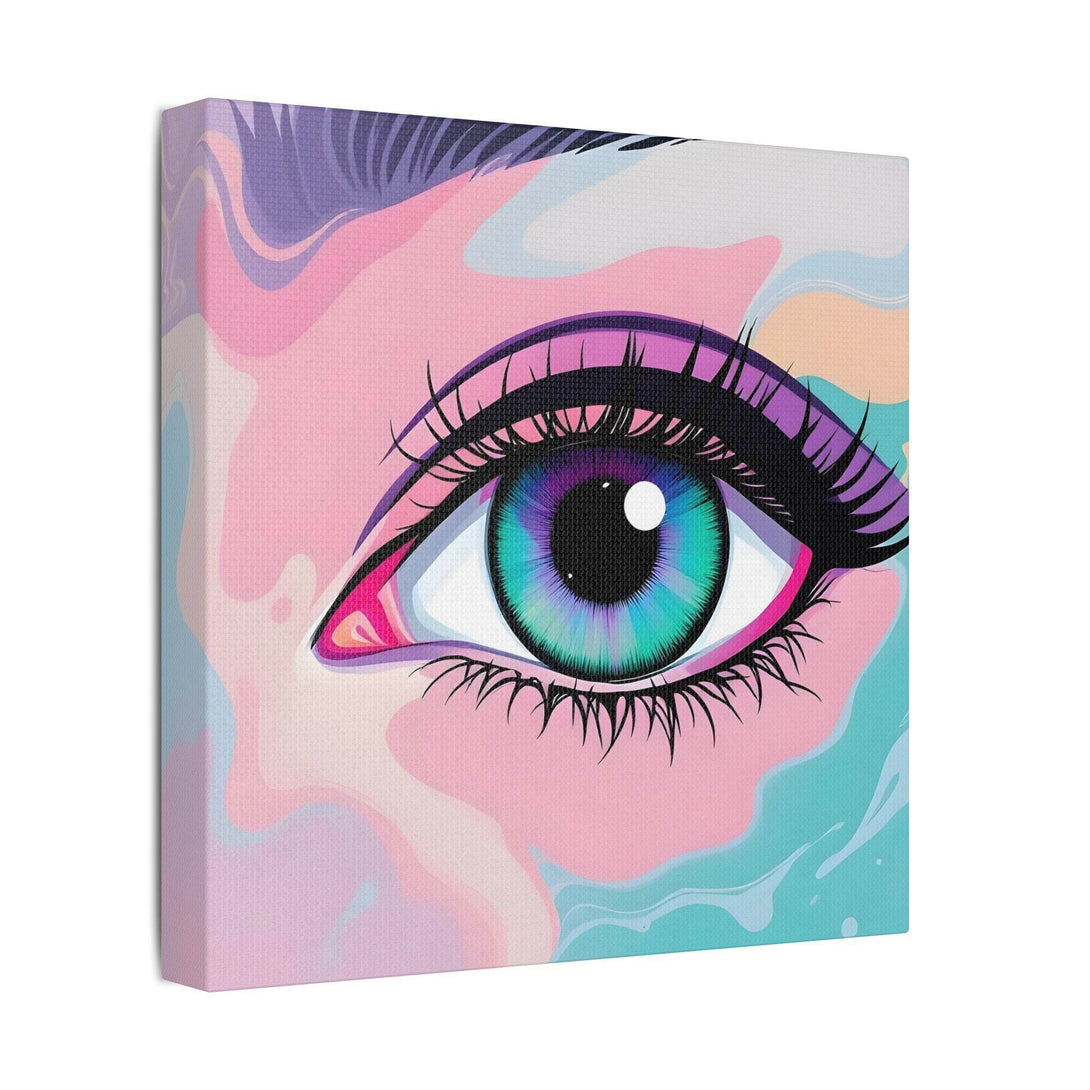 PsEyeFlow #2 – Lucid Gaze. (Satin Canvas, Stretched) - Highdellic