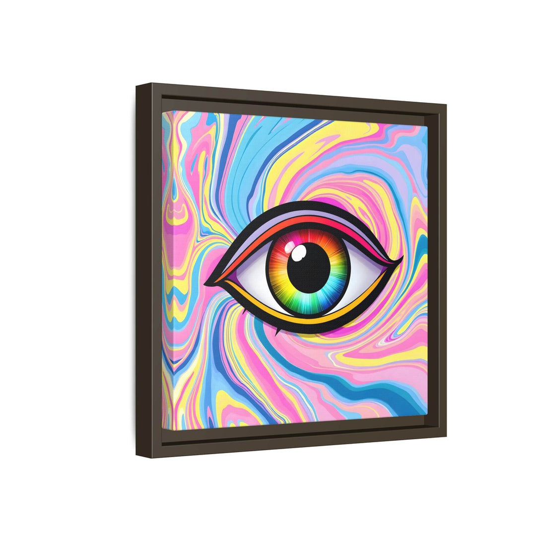 PsEyeFlow #31 - The Kaleidosoul on Framed Matte Canvas - Highdellic